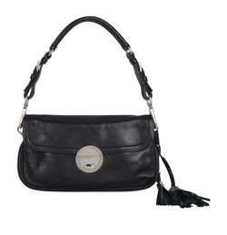 Shoulder bag, Leather, Black, 113, 3*